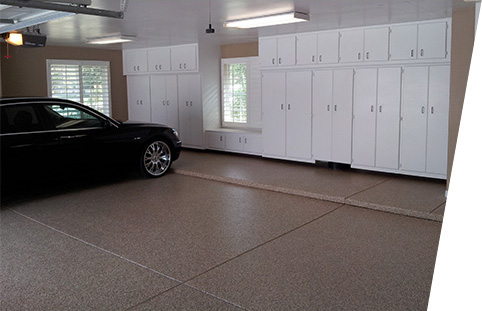 Bakersfield Epoxy Flooring on a residential garage floor
