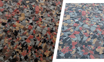 Terrazzo color epoxy flooring coating